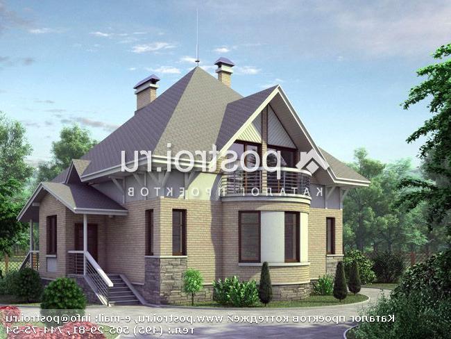 I-161-1P проект одноэтажного дома из пеноблоков с мансардой размером 9 на 9 