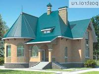 I-214-1P проект двухэтажного дома из пенобетона размером 11 на 13 