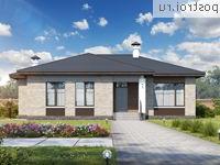 L-136-2P проект одноэтажного дома из газобетона размером 15 на 15 