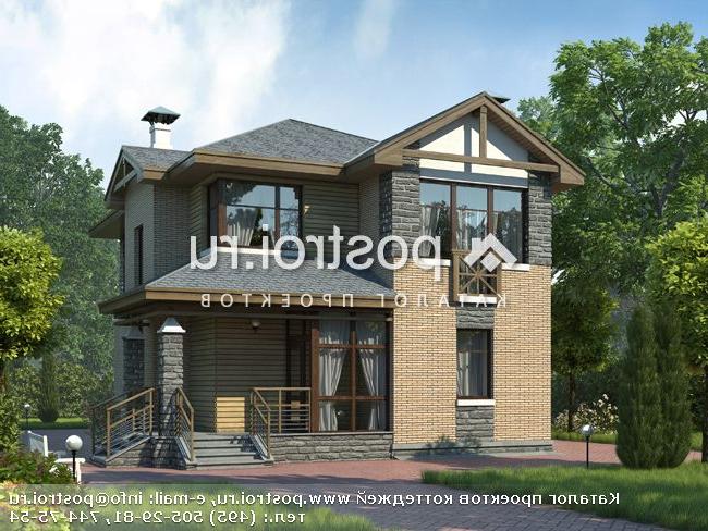 L-137-1K проект двухэтажного дома из кирпича размером 12 на 10