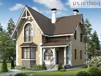 L-144-1P проект двухэтажного дома из газобетона размером 14 на 9