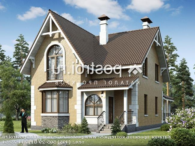 L-144-1P проект двухэтажного дома из газобетона размером 14 на 9