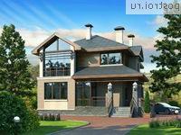 L-189-1P проект двухэтажного дома из пеноблоков размером 14 на 11