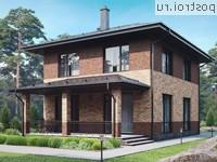 M-132-1P проект двухэтажного дома из газобетона размером 9 на 13