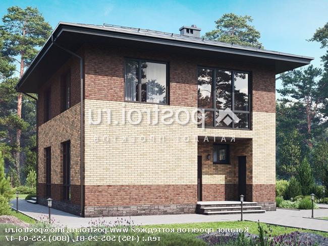 M-132-1P проект двухэтажного дома из газобетона размером 9 на 13