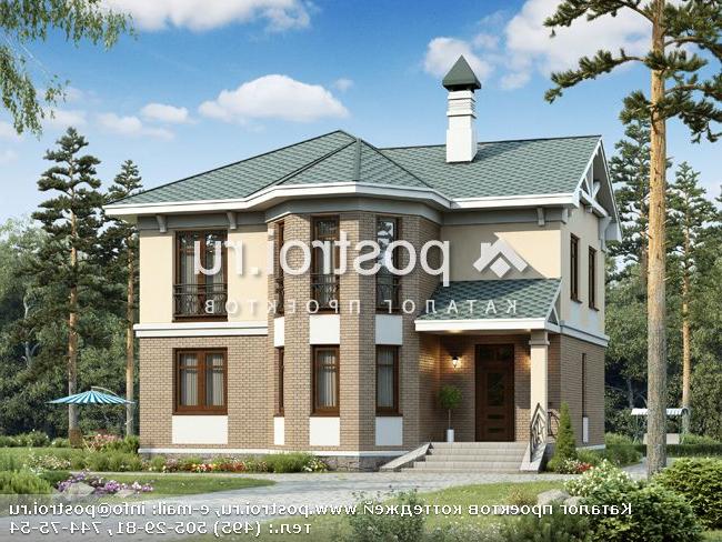 M-167-2P проект двухэтажного дома из пеноблоков размером 12 на 10