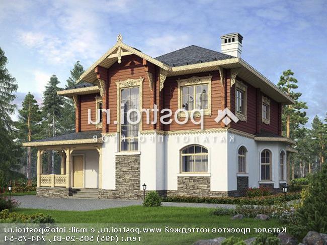 M-219-1K проект двухэтажного дома из кирпича размером 10 на 14 