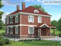 M-262-2P проект одноэтажного дома из пеноблоков с мансардой размером 13 на 11 