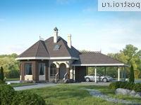 N-142-1P проект двухэтажного дома из газобетона с гаражом размером 9 на 8 