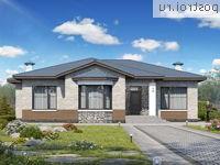 N-183-1P проект одноэтажного дома из пеноблоков размером 17 на 15