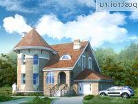 N-205-1P проект двухэтажного дома из пенобетона с гаражом размером 11 на 13 