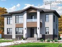 N-250-1P проект двухэтажного коттеджа из пеноблоков размером 14 на 17 