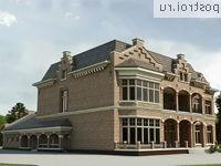 O-1000-1K проект двухэтажного дома из кирпича с гаражом размером 30 на 34 