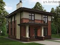 O-146-1K проект двухэтажного дома из кирпича размером 10 на 9 