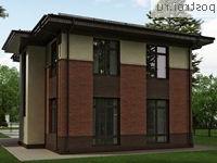 O-146-1K проект двухэтажного дома из кирпича размером 10 на 9 