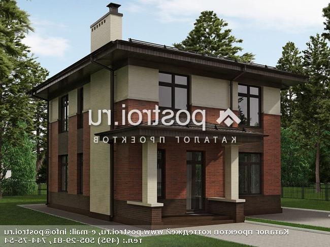 O-146-1K проект двухэтажного дома из кирпича размером 10 на 9 