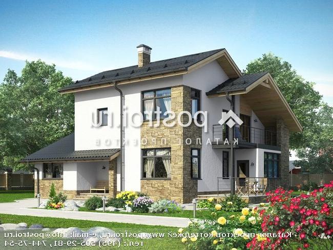 O-165-1K проект двухэтажного дома из кирпича размером 11 на 15 