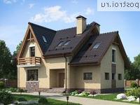 O-172-1K проект двухэтажного дома из кирпича с гаражом размером 11 на 14 