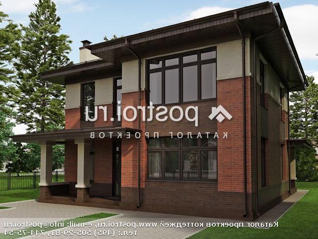 O-178-1K проект двухэтажного дома из кирпича размером 10 на 11 