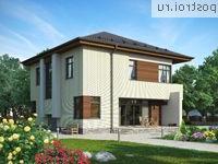 O-203-1K проект двухэтажного дома из кирпича размером 11 на 11 