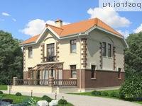 O-249-1K проект двухэтажного дома из кирпича размером 12 на 13 