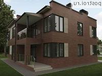 O-252-1K проект двухэтажного коттеджа из кирпича размером 12 на 13 