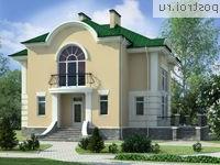 O-329-1K проект трехэтажного дома из кирпича с цоколем и мансардой размером 15 на 17 