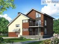 O-353-1K проект двухэтажного коттеджа из кирпича с мансардой размером 13 на 14 