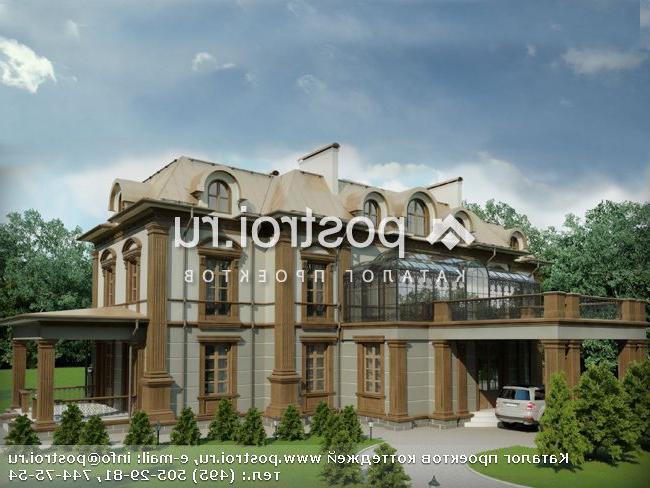 O-860-1K проект двухэтажного дома из кирпича с мансардой и гаражом размером 28 на 23 O-860-1K проект двухэтажного дома из кирпича с мансардой и гаражом размером 28 на 23