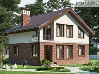 Q-151-1P проект двухэтажного коттеджа из пеноблоков размером 11 на 10
