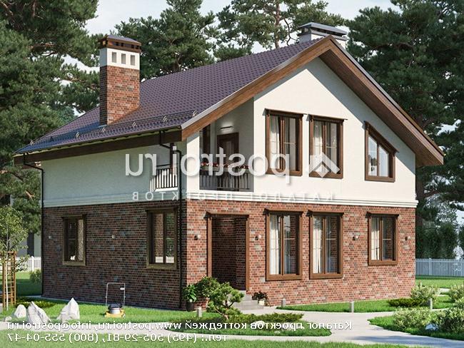 Q-151-1P проект двухэтажного коттеджа из пеноблоков размером 11 на 10