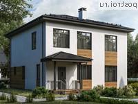 Q-152-1P проект двухэтажного коттеджа из пеноблоков размером 10 на 13