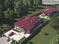 Q-153-1K проект одноэтажной бани из кирпича с цоколем размером 21 на 11