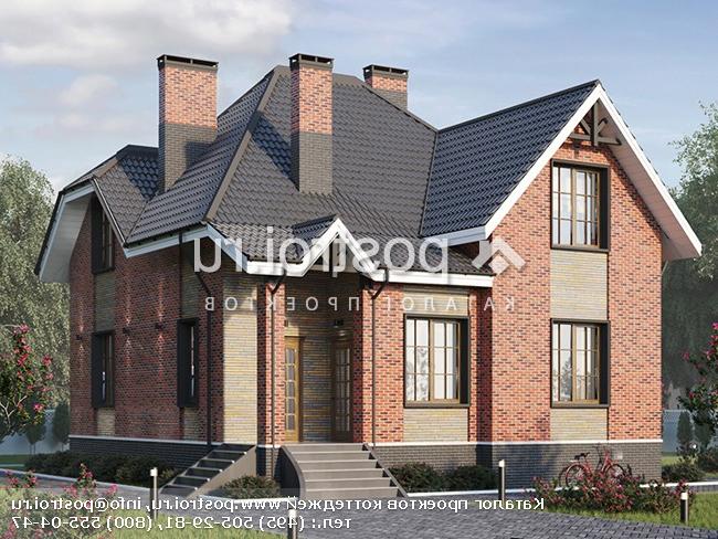 Q-165-1P проект двухэтажного дома из пеноблоков размером 11 на 15