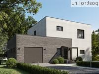 Q-206-1P проект двухэтажного дома из пенобетона с гаражом размером 15 на 15