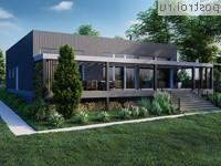 Q-227-1P проект одноэтажного коттеджа из газобетона размером 16 на 21 