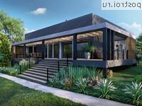 Q-227-1P проект одноэтажного коттеджа из газобетона размером 16 на 21 