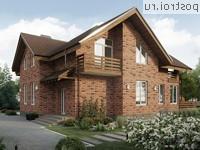 Q-233-1P проект двухэтажного дома из газобетона размером 13 на 13