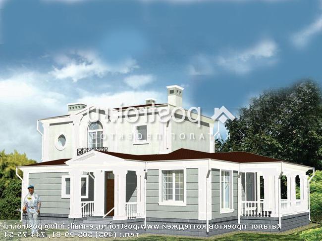 R-147-1K проект двухэтажного дома из кирпича размером 11 на 16 