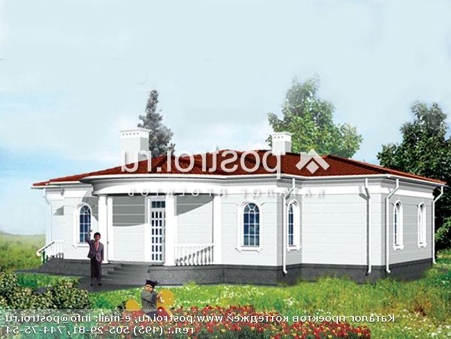 R-151-1K проект одноэтажного дома из кирпича размером 12 на 18 