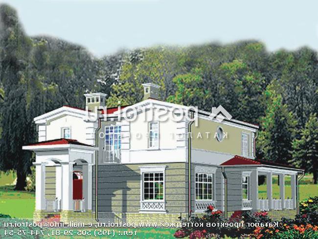 R-216-1K проект двухэтажного дома из кирпича размером 16 на 13 