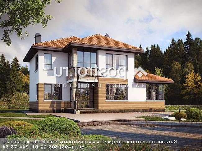 T-161-1P проект двухэтажного дома из пеноблоков размером 11 на 14 