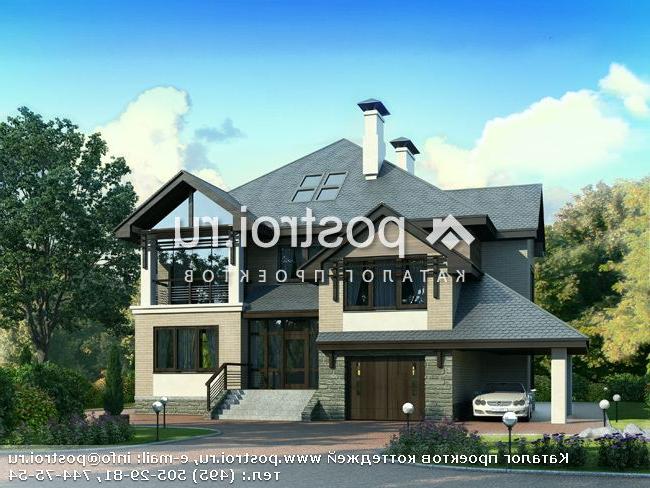 T-261-1P проект двухэтажного дома из пеноблоков с гаражом размером 16 на 17 T-261-1P проект двухэтажного дома из пеноблоков с гаражом размером 16 на 17