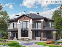 T-264-1K проект двухэтажного дома из кирпича размером 19 на 12