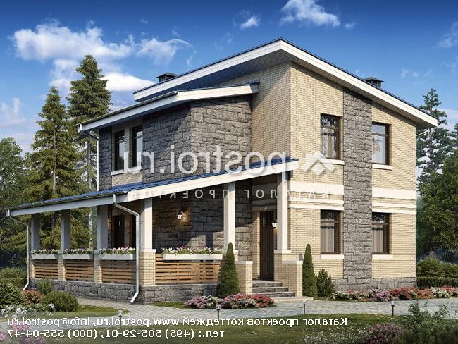 U-093-2P проект двухэтажного коттеджа из пеноблока размером 8 на 8 U-093-2P проект двухэтажного коттеджа из пеноблока размером 8 на 8