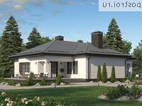 U-119-1K проект одноэтажного коттеджа из кирпича размером 12 на 17 