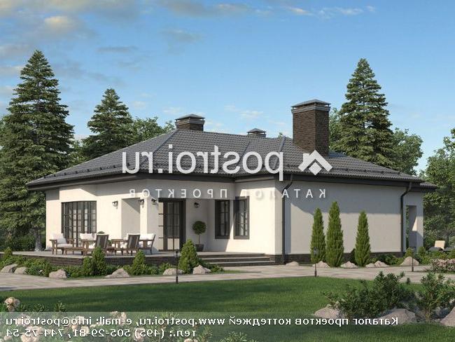 U-119-1K проект одноэтажного коттеджа из кирпича размером 12 на 17 