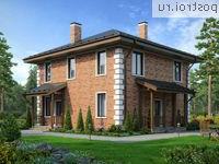 U-132-1K проект двухэтажного дома из кирпича размером 10 на 11