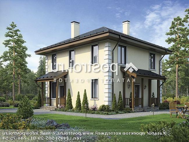 U-132-1K проект двухэтажного дома из кирпича размером 10 на 11