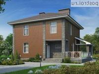 U-143-3P проект двухэтажного дома из газобетона размером 12 на 13 